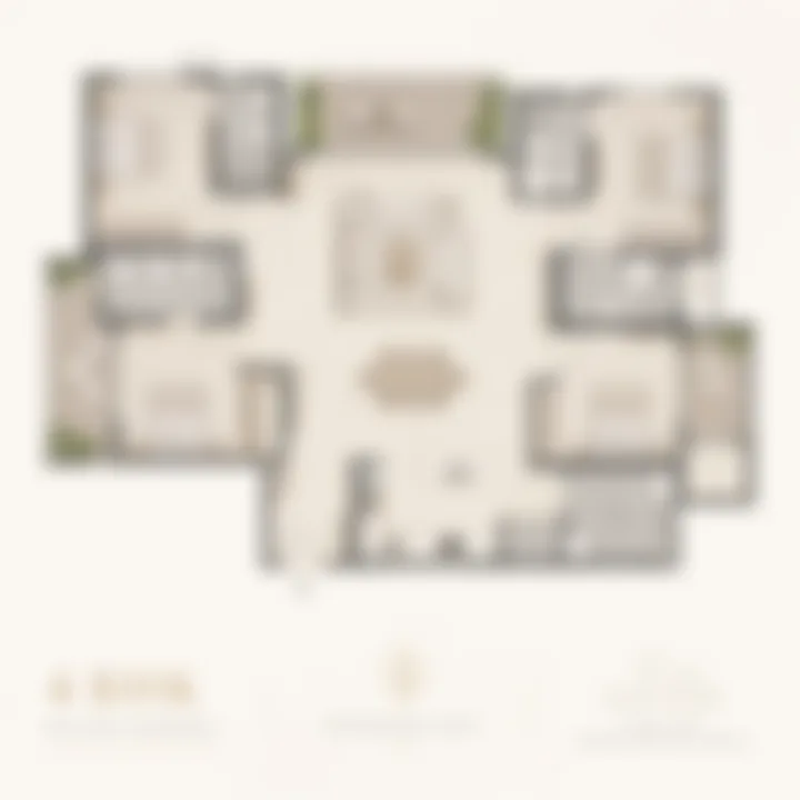 4 BHK floor plan of Kalyani Kanakapura Road, Konanakunte, South Bengaluru